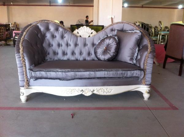 Design Antique Carved Wooden Luxury Living Room Furniture couple Sofa Set