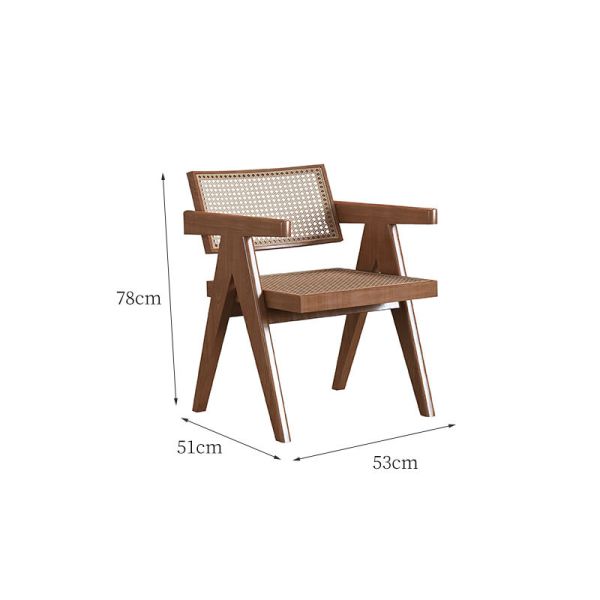 Retro Design Coffee Shop Leisure Table and Chair Restaurant Furniture Wood Dining Table Set Solid Wood Dining Room Furniture