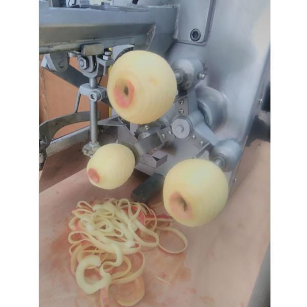 304 Stainless Steel Electric Apple Peeler And Corer Machine 43kg 8-10pcs/Min