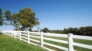 Weatherproof Rust Proof Quick Install PVC horse fence for Arena Pasture Ranch