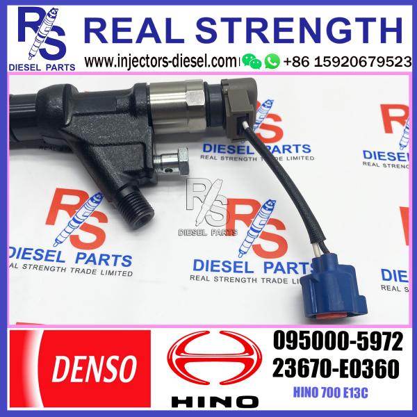 injetor comum 095000-5990 do trilho 9709500-599 23910-1410 23670-E0311 para Hino injetor de 500 séries