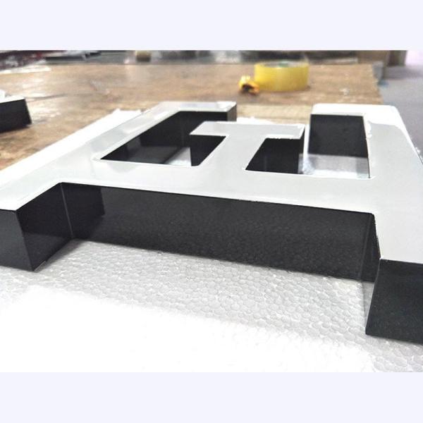 Custom stainless steel letter sign 3d led sign light aluminium channel letter for shop