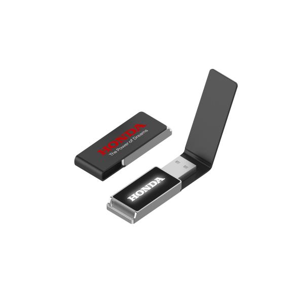 С светодиодной гравировкой логотипа кожаный USB Stick 2.0 3.0 64GB 128GB 256GB 30MB/S
