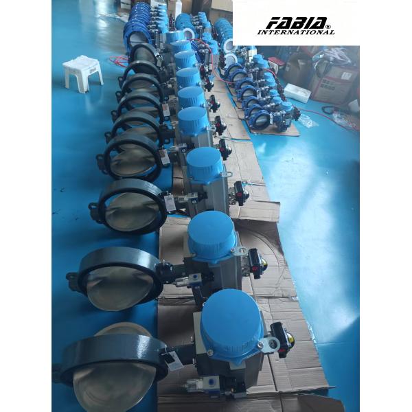  Pneumatic  Butterfly Valve CLAMP STAINLESS STEEL 304