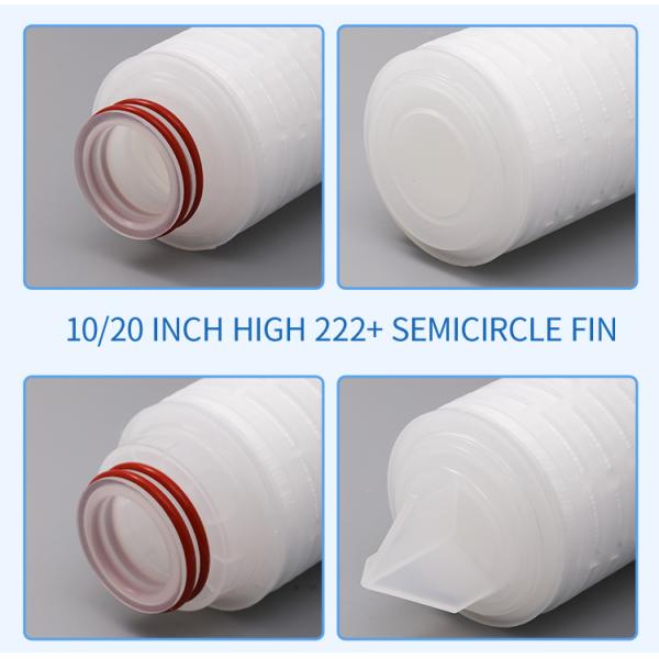Water Purifier Beer Filter Industrial pp Folded 10 Inch RO Filter for Industrial Reverse Osmosis Water Filtration