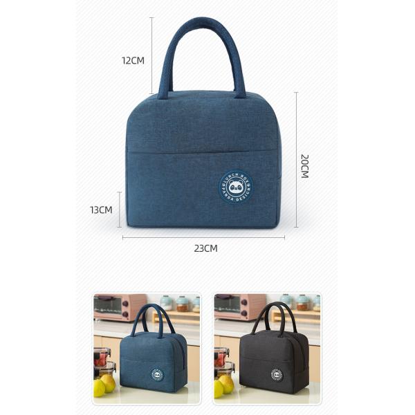 Accepable OEM/ODM Waterproof Aluminum Foil Insulated Cooler Bag for Takeaway Bento Box
