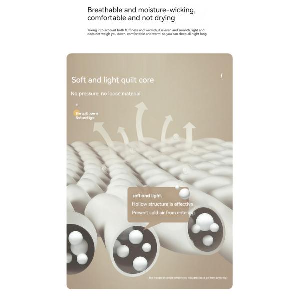 Гостиничная коллекция Возвратимый одеяло все сезоны теплый органический дышащий пухлый одеяло