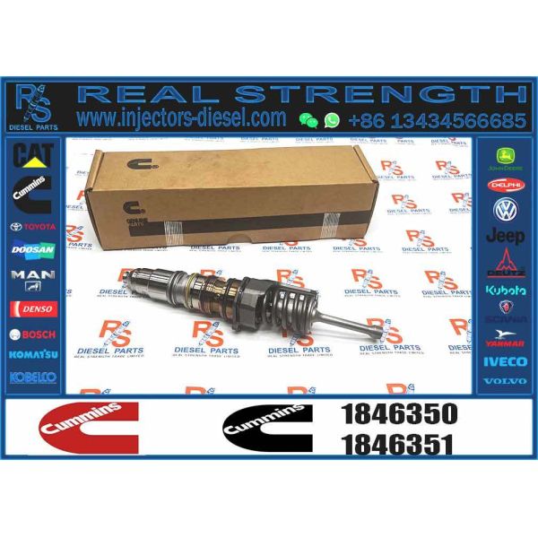 High Quality New Common Rail Injector Assembly 1846350 with Engineering Price for S-cania C-ummins 6-month After-sales Service