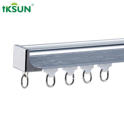 Decorative Brushed Aluminium Curtain Track With Electrophoresis Finish