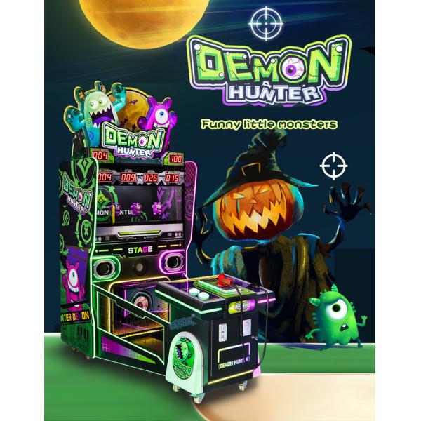 Coin Operated Indoor Play Equipment for Adults Children Shooting Game Demon Hunter