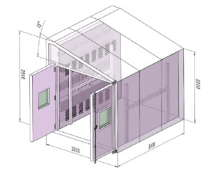 Прогулка IEC 60068-2-52 в камере экологического теста корозии брызг соли