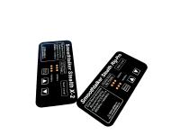 Membrane de revêtement graphique de fenêtre LED imprimée en relief teintée pour smoothtalker