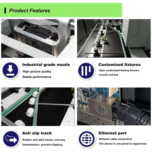 Automation Single Pass Inject Printer for Carton Box Cardboard Paper Bag Cup