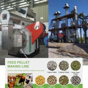 100kg à la chaîne de production de granule d'alimentation de 10 Ton Pellet Mill