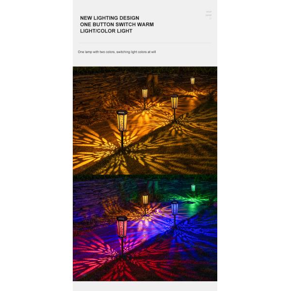 Auto On-Off Solar Powered Garden Decorative Lights IP65 for Walkway Illumination