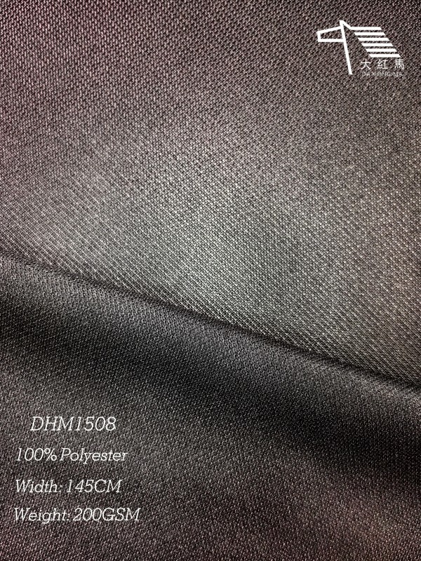 200GSM Shiny Pique Knit Fabric Moisture Wicking Pilling Resistance for