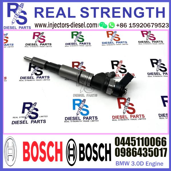 Diesel Fuel Common Rail Injector 0445110266 0986435017 For BMW/LAND  ROVER 3.0D Engine