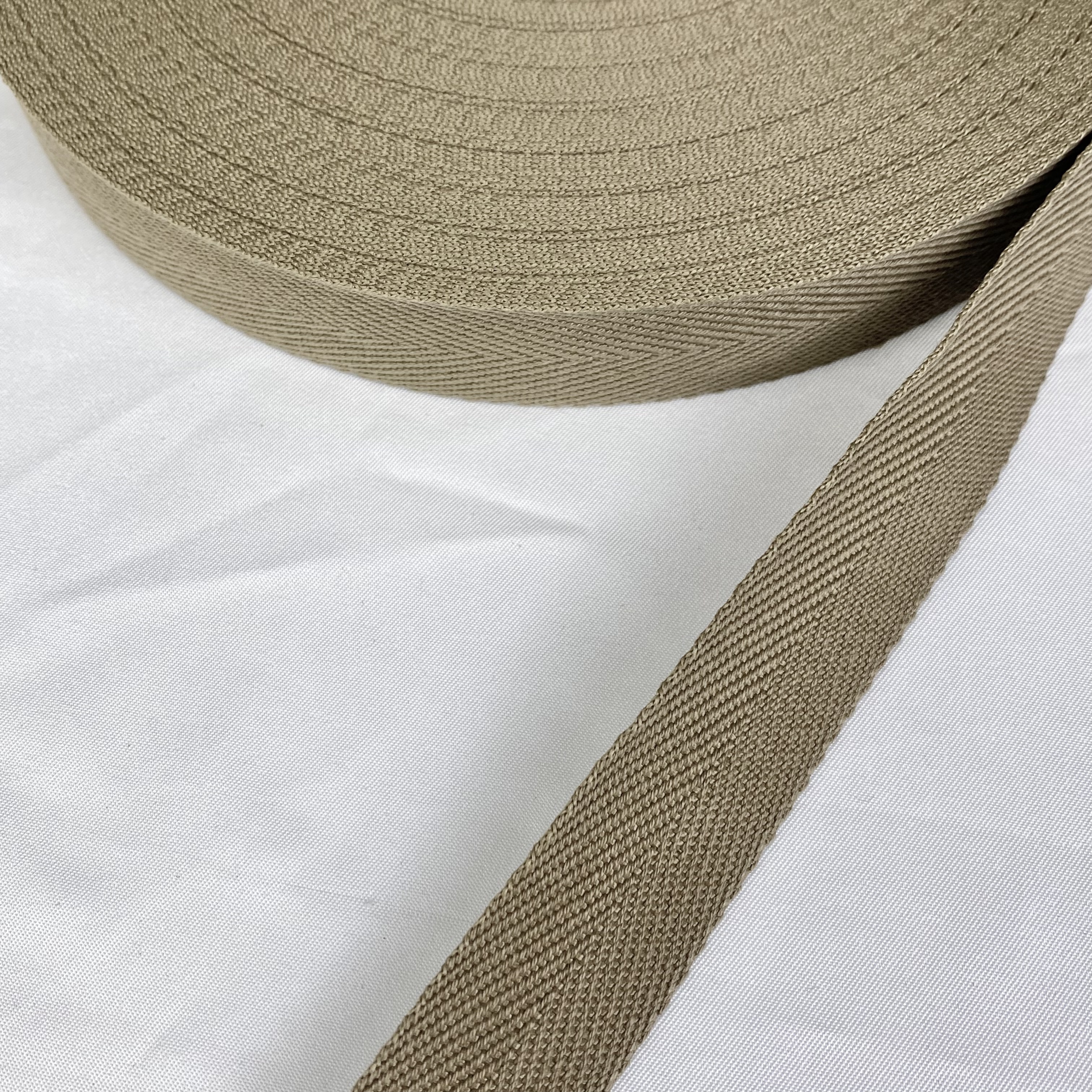 Herringbone polyester-cotton webbing Various colors Backpack strap Belt Handbag strap