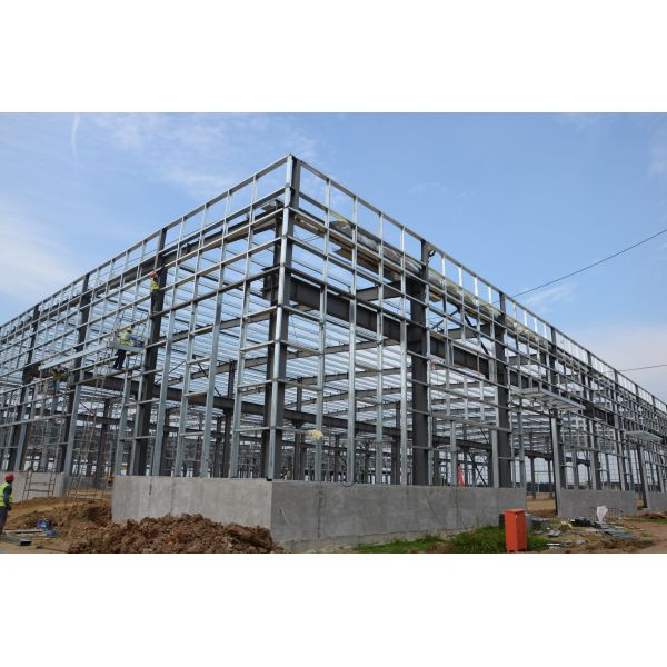 Low Cost Prefab Steel Warehouse Factory For Logistics Storage