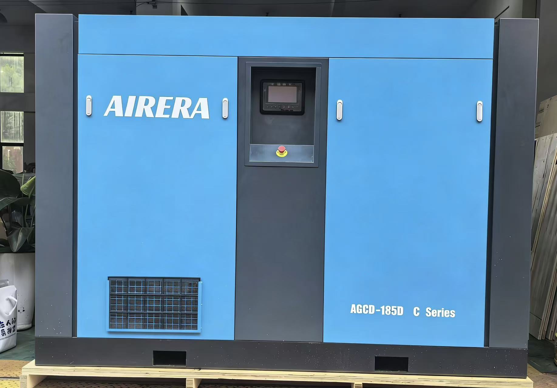 185KW Air cooling Oil Inject Screw Compressor