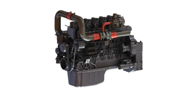 Biogas 3 KPa Syngas Engine Power Pack 11.6L Electronic Control Fuel System