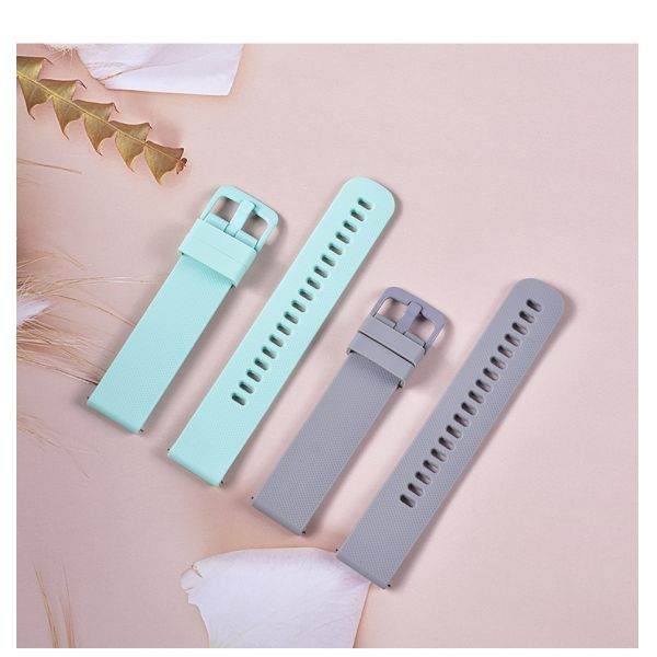 Silicone Watch Bands For Smartwatches · Stainless Steel Buckle - Customizable Colors | Made In China By SHX
