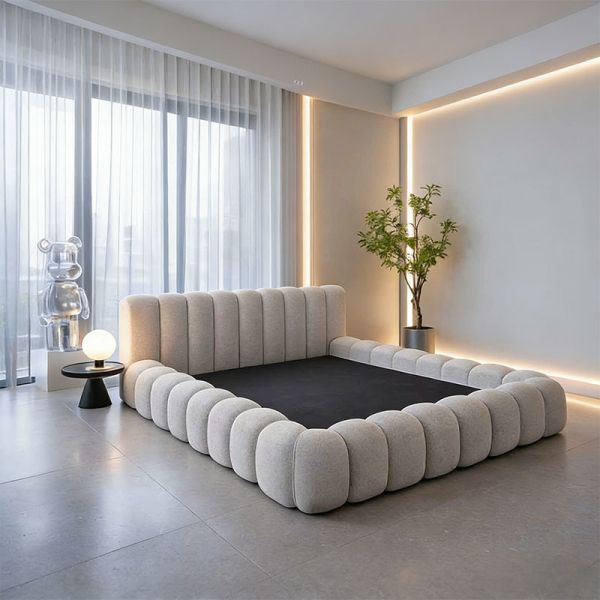 Memory Foam Compressed Bed King Size Vacuum Compressed High Density Foam Pocket Spring Modern Home Furniture