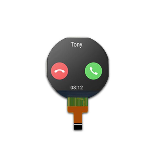 1,08 de” exposições do IPS TFT LCD da relação 240xRGBx210 SPI para o Smart Watch