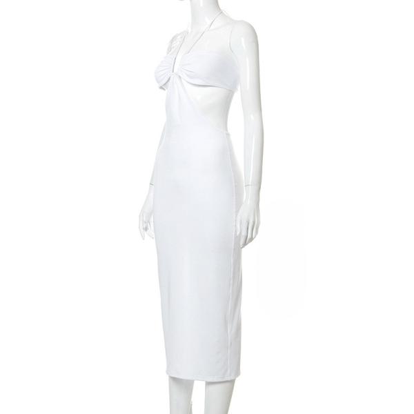 Slim Sling Wrap Chest Womens Party Maxi Dresses One Shoulder