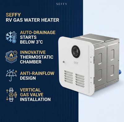 Anti Freeze Portable RV Water Heater Tankless Instant Gas Hot Water For Caravans