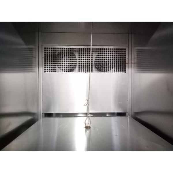 2 Zones Type Hot Cold Air Thermal Shock Chamber With Basket Lifter For Auto Parts