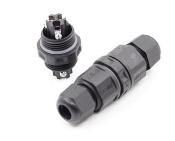2pin conduziu o cobre impermeável claro do fósforo do conector de cabo elétrico com Ni revestiu 300V