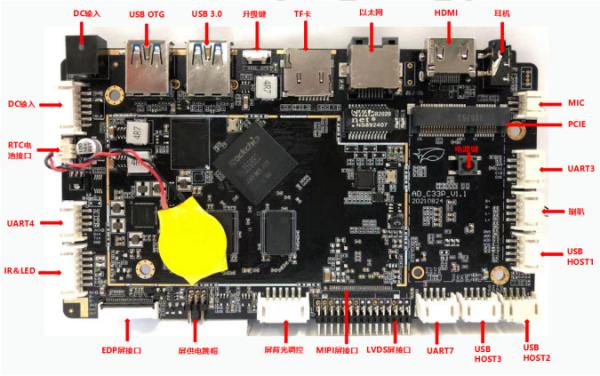 Android 11 マザーボード ベンディングマシン用 RK3568 の組み込みシステムボード