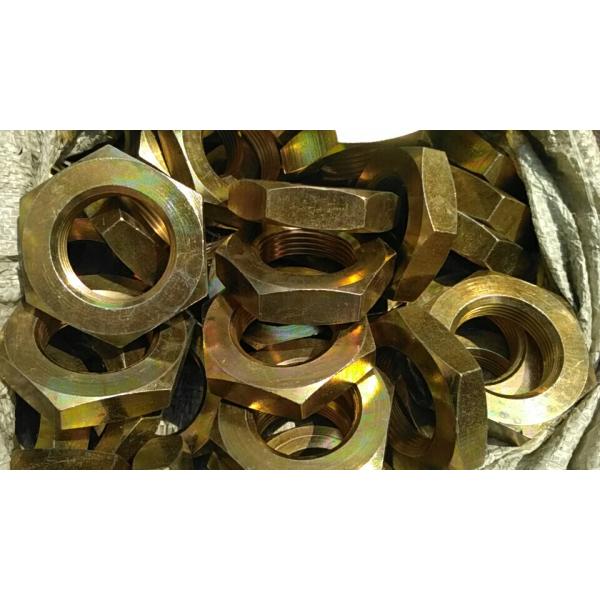 M48-3.0 DIN439 Hex thin nut Yellow Zinc Plating Surface,Carbon steel Grade 8