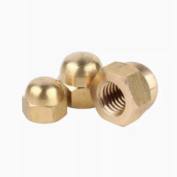 M4 M5 M6 H59 H62 Brass Hexagon Acorn Nut Yellow Brass Red Copper Bronze DIN1587