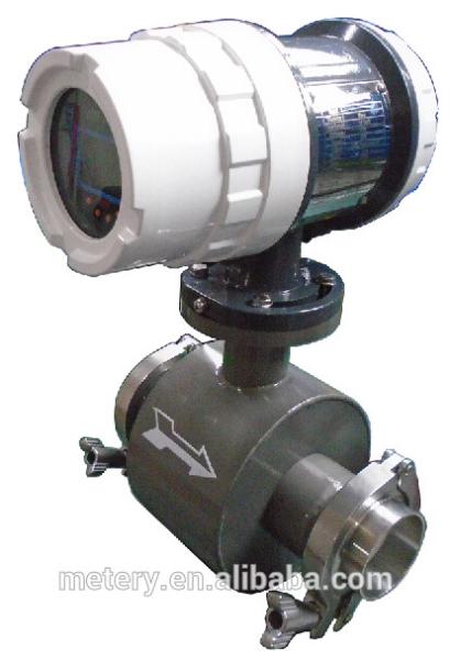 Sanitary milk drink flow meter