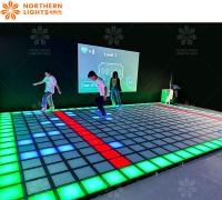 RGB LED Terraço de dança azulejos Jumping Grid Jogo Super Grid Para parque de diversões