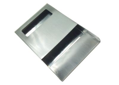 Polished Metal Stamping Parts , Stainless Steel Business Card Holder Brushed Surface