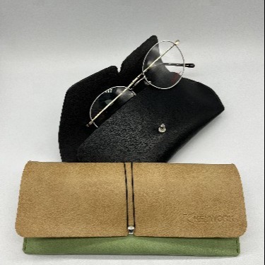 Солнечные очки PU прочного случая зрелища моды Unisex мягкого кожаные упаковывая набор