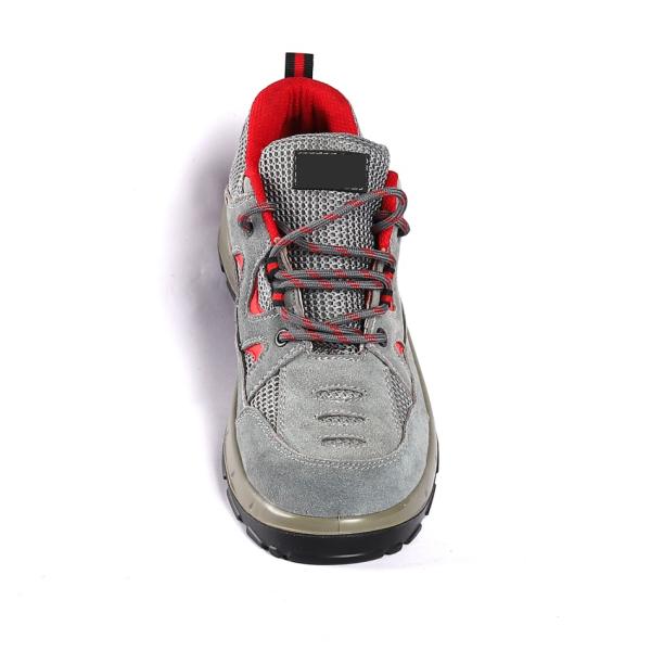 Shengjie Metal Eyelet Leather Mesh Противоскользящая и нефтяная рабочая функция Спортивная PU мужская обувь безопасности