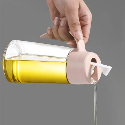 650ml Thick Glass Oil Bottle For Kitchen Soy Sauce Vinegar