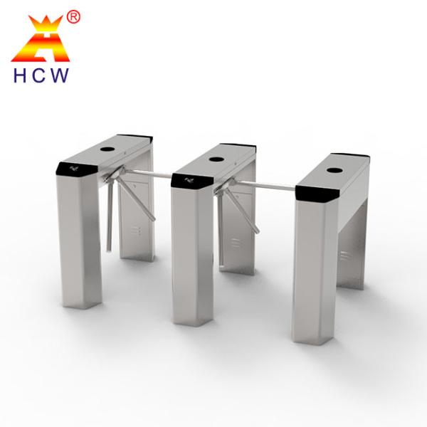 RFID Card Reader Tripod Turnstile Gate 240V ARM Control For Pedestrian