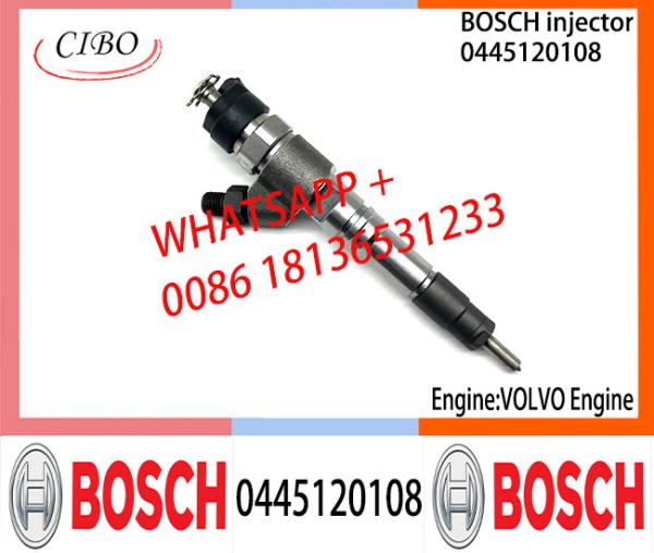 BOSCH 0445120108 conjunto original 0445120108 do injetor de combustível 3801148 3887696 3801148 3887696 para o motor de VOL PENTA D6