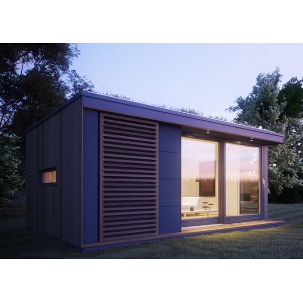 Шале праздника дома бабушки студии сада/двора стандарта Australian/NZ Prefab светлое стальное плоское с деревянным плакированием