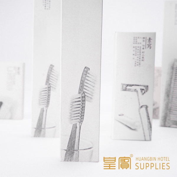 pleat wrapped Soap Hotel Amenities Kit 15ml Shaving Cream