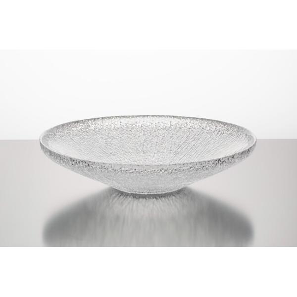 Extra Large Clear Glass Fruit Bowl Centerpiece 30cm Bowls And Plates Machine Made