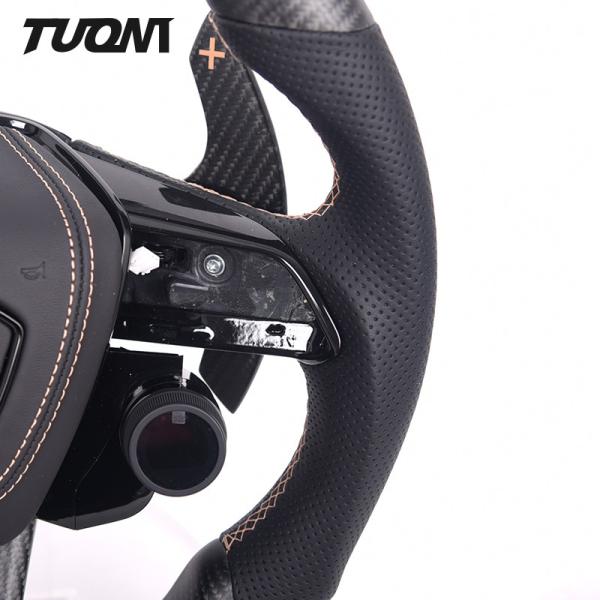 Leather Led Sport Audi Rs6 Carbon Steering Wheel Alcantara ODM