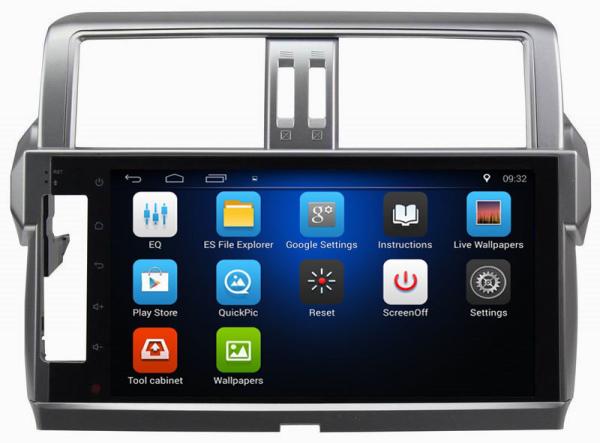 Ouchuangbo car touch screen radio android 8.1 for Toyota Prado 2014 with USB SWC 1080P Video Blluetooth gps navigation