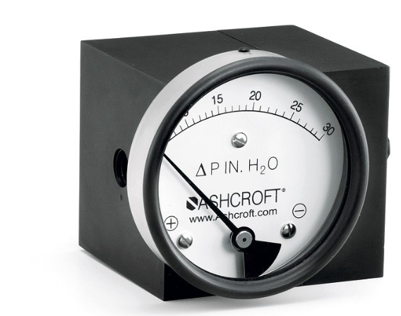 IP65 Low Differential Pressure / High Static Pressure Gauge Economical Instrument