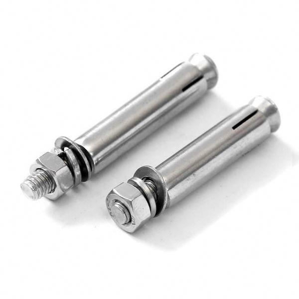 Long Stainless Concrete Anchor Bolts , Expansion Galvanized Concrete Sleeve Anchors